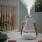 Humidificador Difusor de Aromas y Cargador Inalámbrico Aura Dock