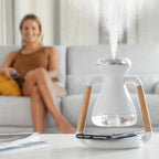 Humidificador Difusor de Aromas y Cargador Inalámbrico Aura Dock