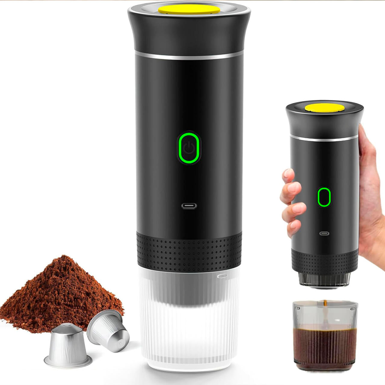 Cafetera Expresó Portátil Capsulas 3 en 1